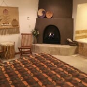 Anasazi themed bedroom in Escalante, Utah